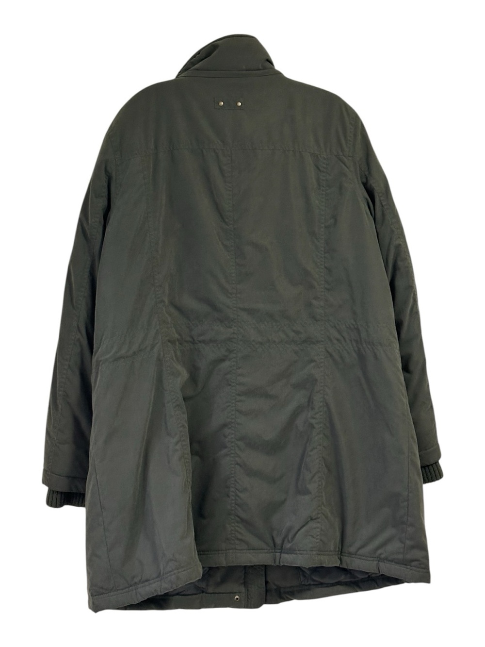 Halogen Utility Jacket with Faux Fur Trim Size 1X in olive green New Without tag - Picture 4 of 8